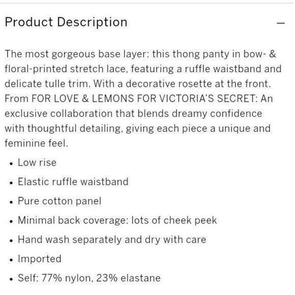 For Love & Lemons Belle Cheeky Ruffle Panty XS White Sheer Stretch Lace VS - Picture 4 of 10